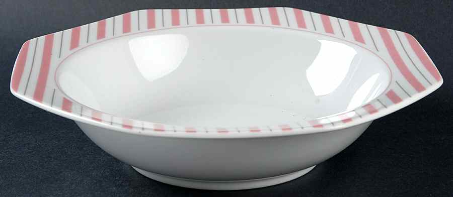 Preppie Pink 9" Round Vegetable Bowl by Mikasa-1