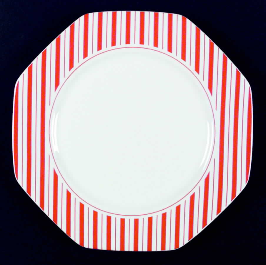 Preppie Red Dinner Plate by Mikasa-1