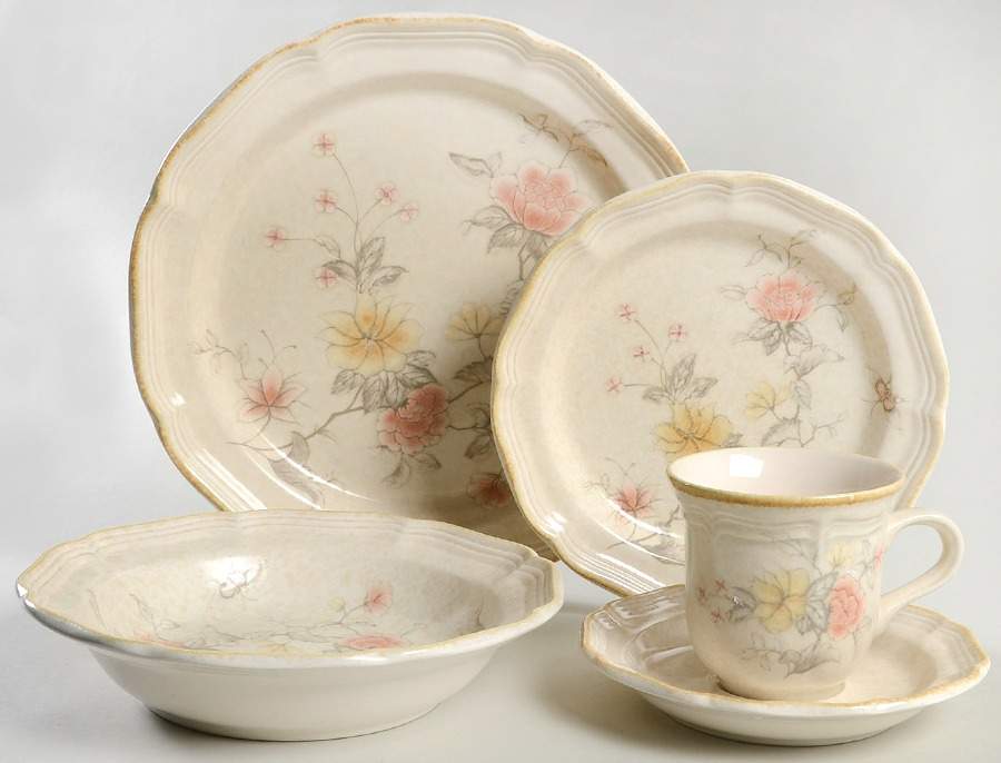 Prairie Rose 5 Piece Place Setting by Mikasa-1