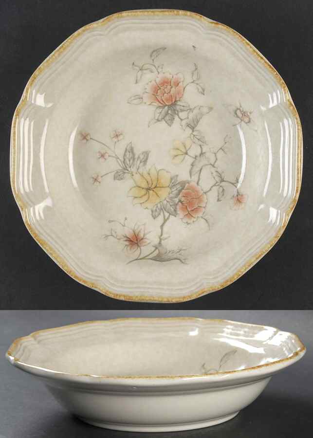 Prairie Rose Soup/Cereal Bowl by Mikasa-1