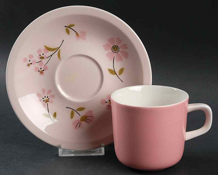 Puff Flat Cup & Saucer Set by Mikasa-1