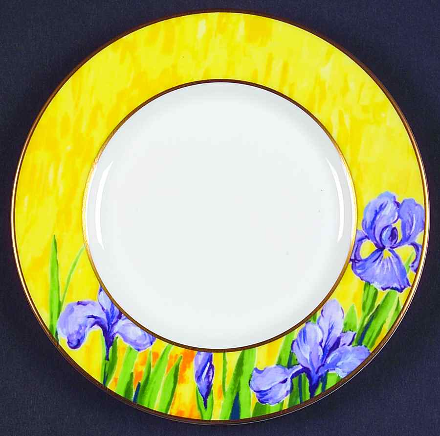 Purple Iris Bread & Butter Plate by Mikasa-1