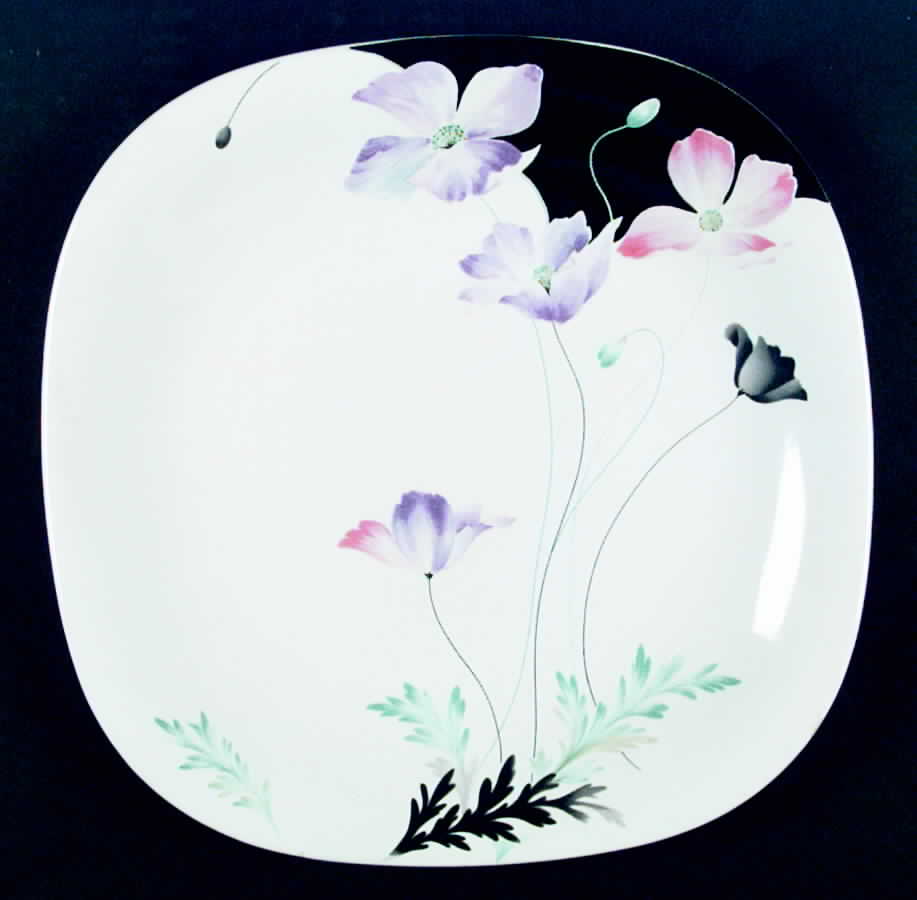Purple Poppies Dinner Plate by Mikasa-1