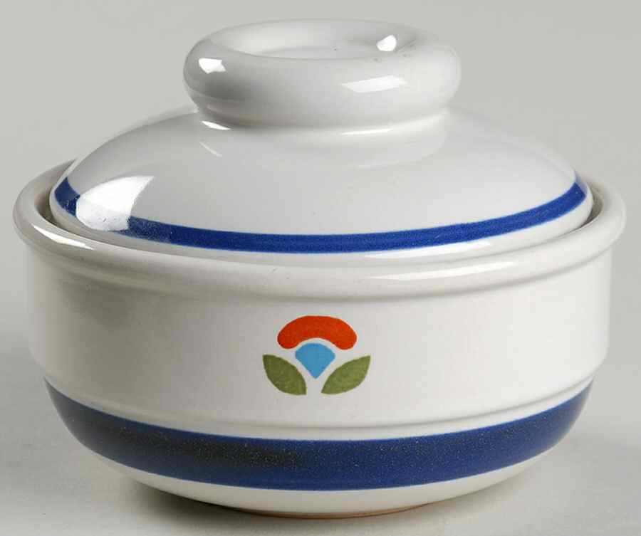Quintette Sugar Bowl & Lid by Mikasa-1