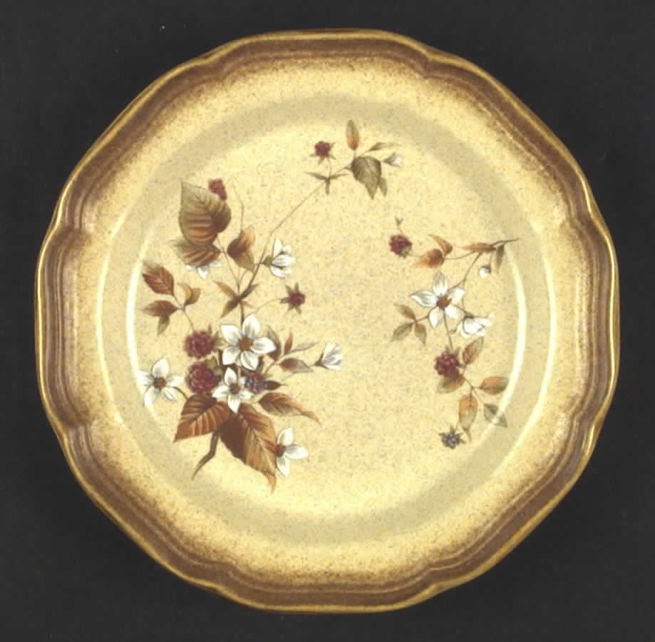 Raspberry Bouquet Salad Plate by Mikasa-1