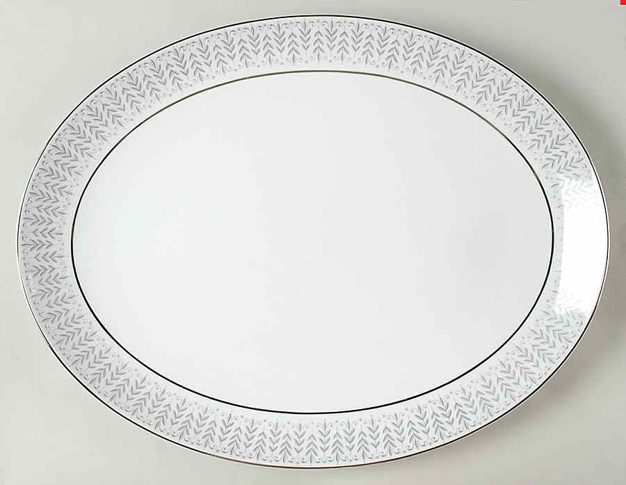 Radcliffe 16" Oval Serving Platter by Mikasa-1