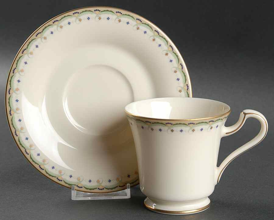 Radcliffe Footed Cup & Saucer Set by Mikasa-1