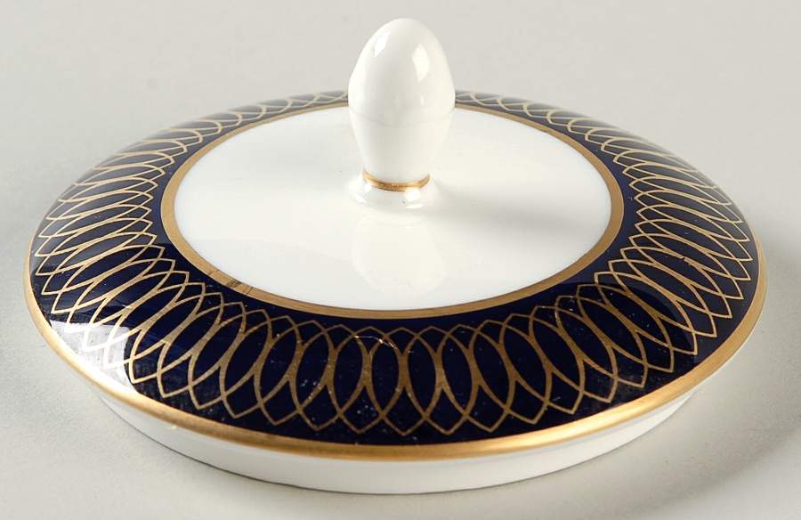 Radiance Cobalt Blue Lid for Sugar Bowl by Mikasa-1