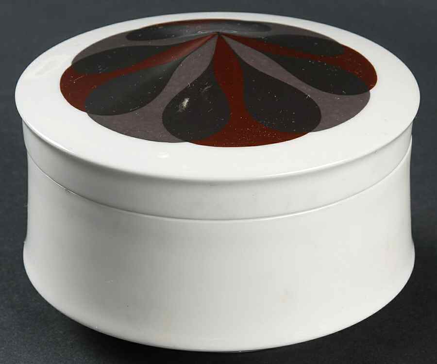 Rain Flower Sugar Bowl & Lid by Mikasa-1