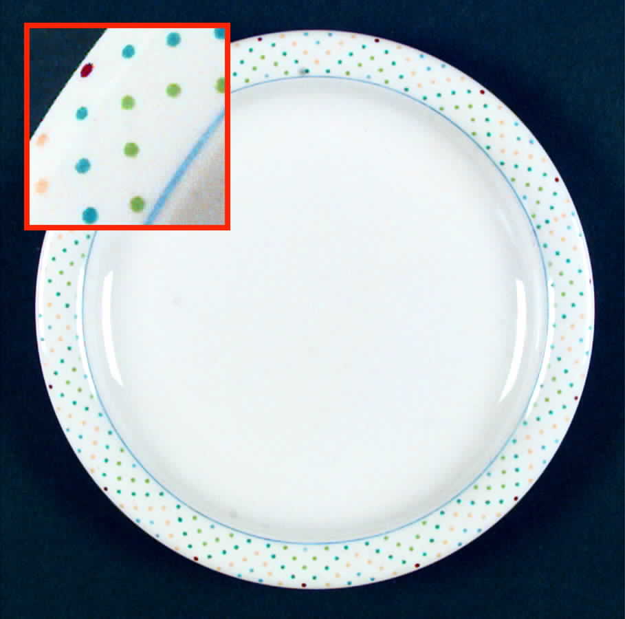 Rainbow Multicolor Dots Salad Plate by Mikasa-1