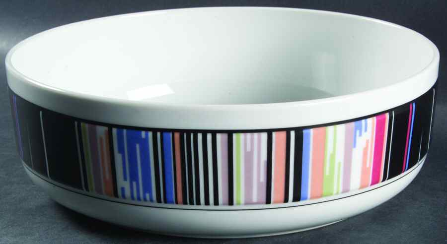 Rag Time 9" Round Vegetable Bowl by Mikasa-1