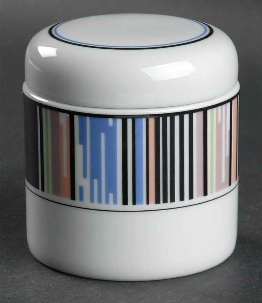 Rag Time Sugar Bowl & Lid by Mikasa-1