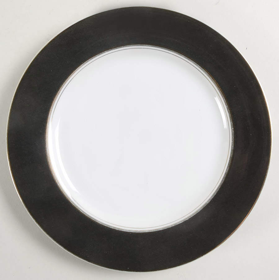 Raven Black Salad Plate by Mikasa-1