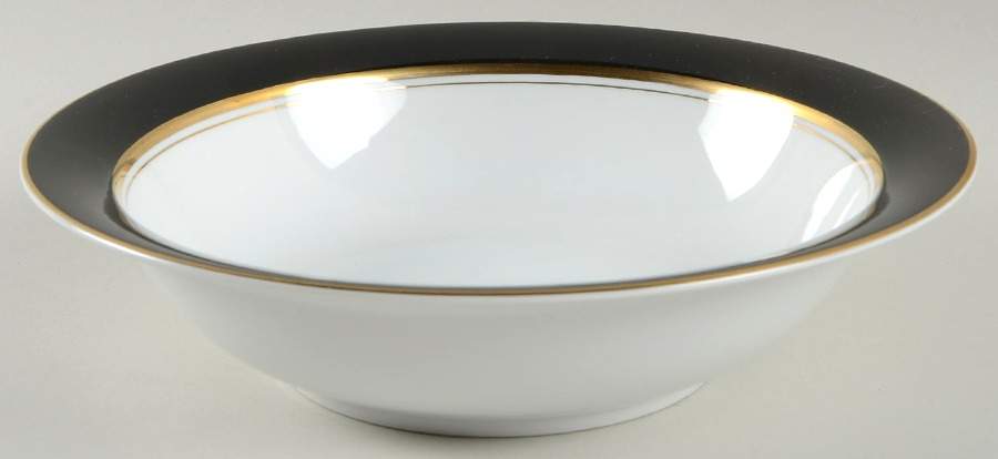 Raven Black 9" Round Vegetable Bowl by Mikasa-1