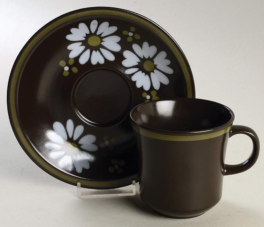 Ravenna Flat Cup & Saucer Set by Mikasa-1