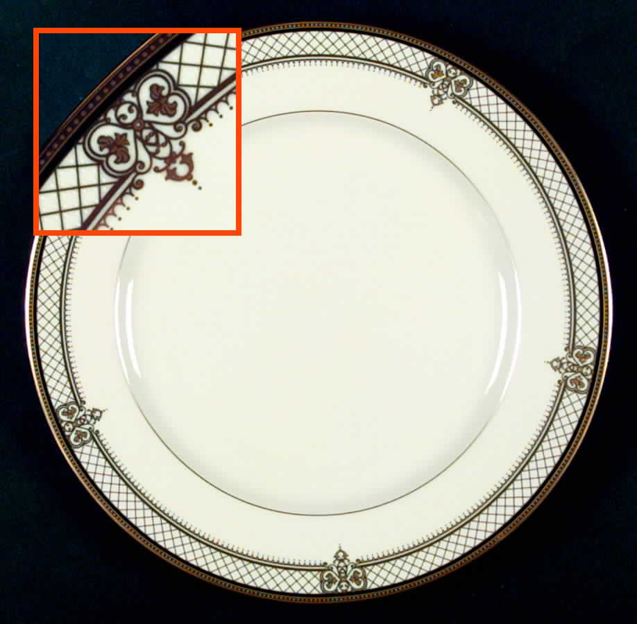 Regal Court Dinner Plate by Mikasa-1