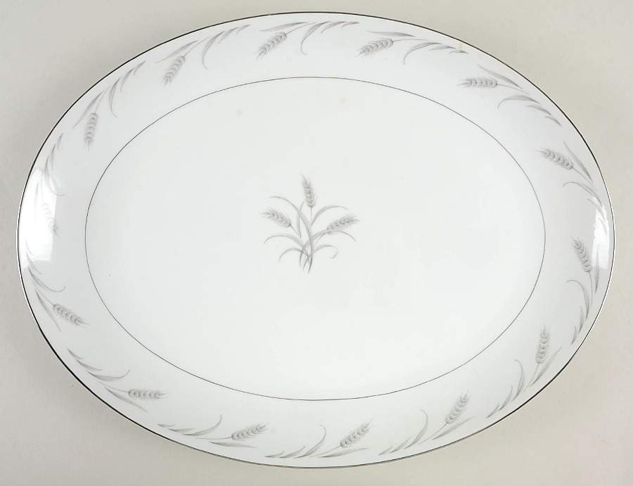 Redondo 16" Oval Serving Platter by Mikasa-1