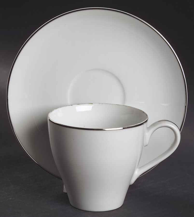 Regal Flat Cup & Saucer Set by Mikasa-1