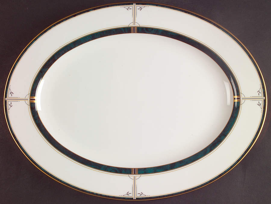 Regalaire 14" Oval Serving Platter by Mikasa-1