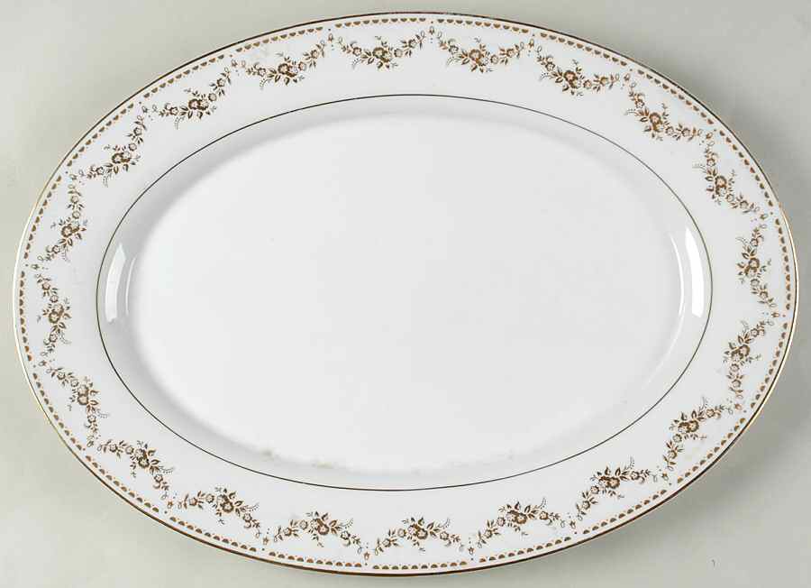 Regent 16" Oval Serving Platter by Mikasa-1