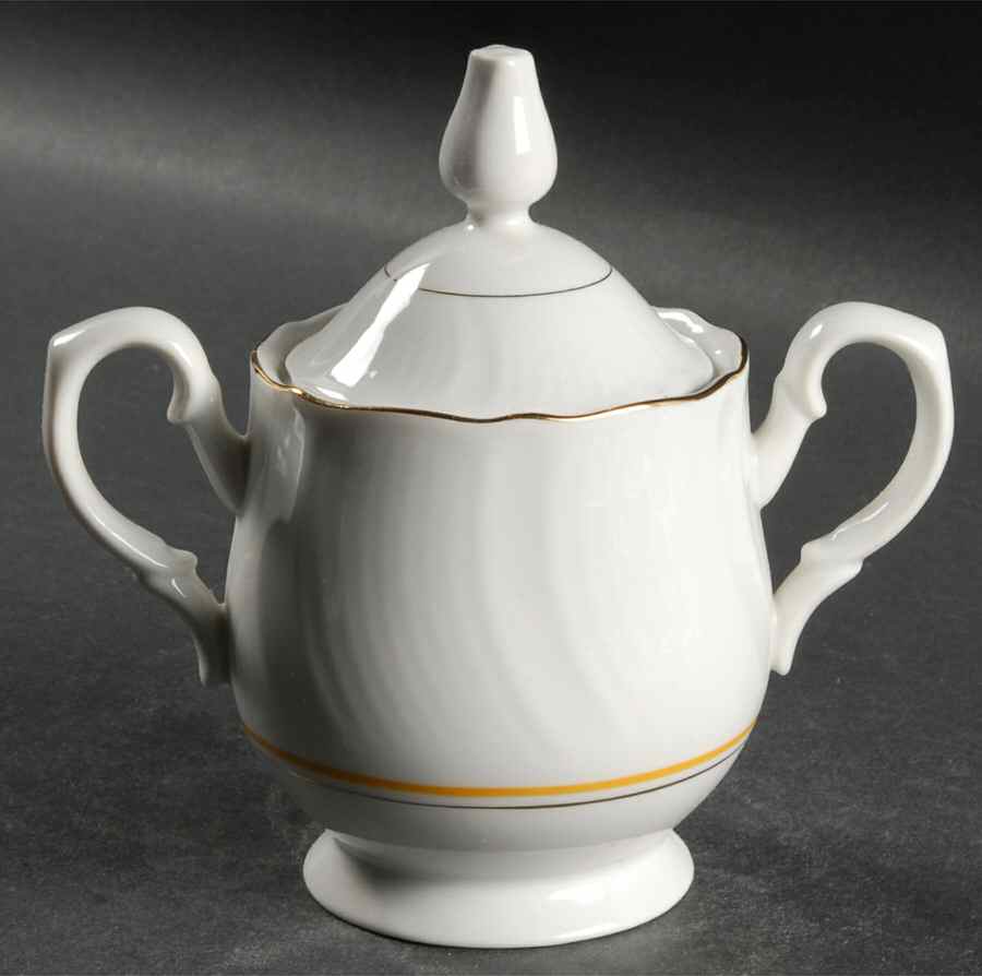 Regency Sugar Bowl & Lid by Mikasa-1