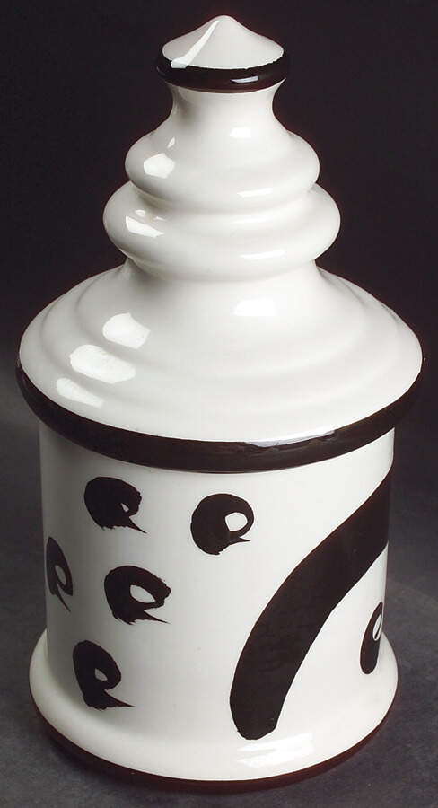 Reggae Small Canister & Lid by Mikasa-1