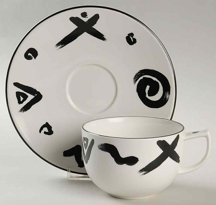 Reggae Jumbo Cup & Saucer Set by Mikasa-1