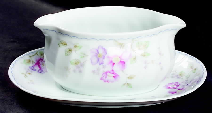 Renee Gravy Boat & Underplate by Mikasa-1