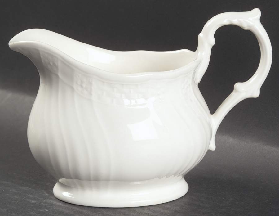 Renaissance White Creamer by Mikasa-1