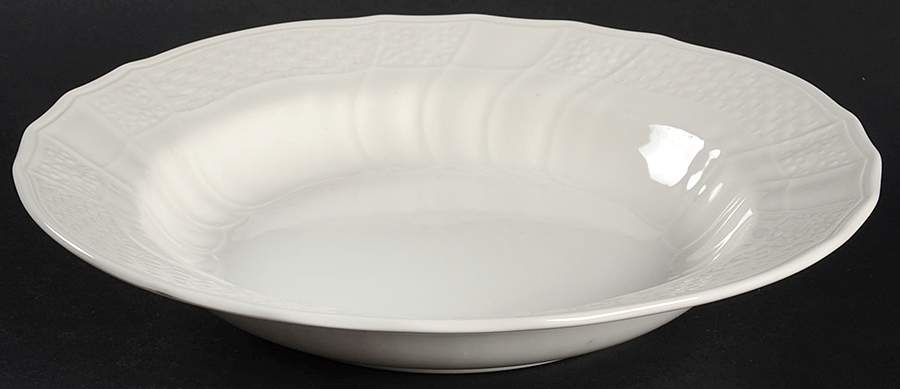Renaissance White Large Rim Soup Bowl by Mikasa-1