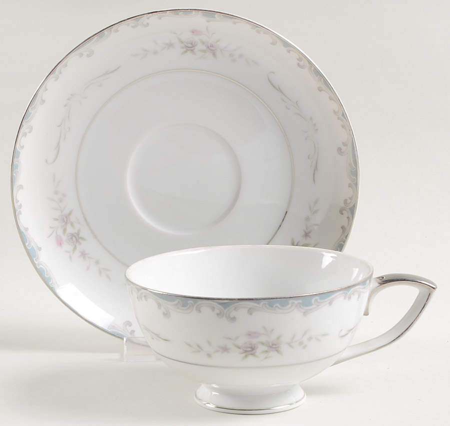 Rhoda Footed Cup & Saucer Set by Mikasa-1