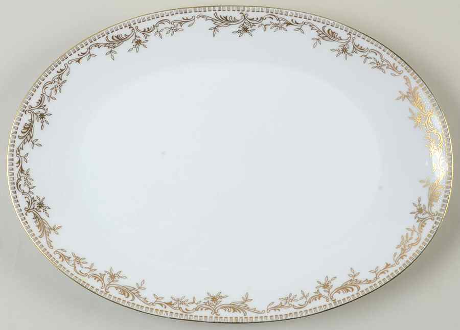 Richelieu 12" Oval Serving Platter by Mikasa-1