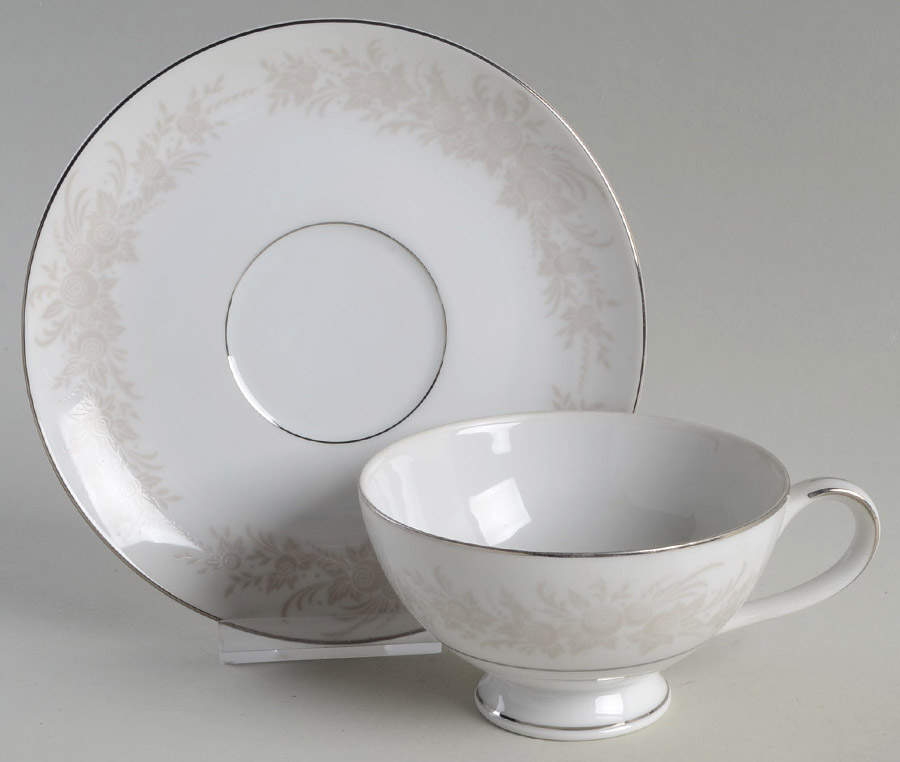 Richmond Footed Cup & Saucer Set by Mikasa-1