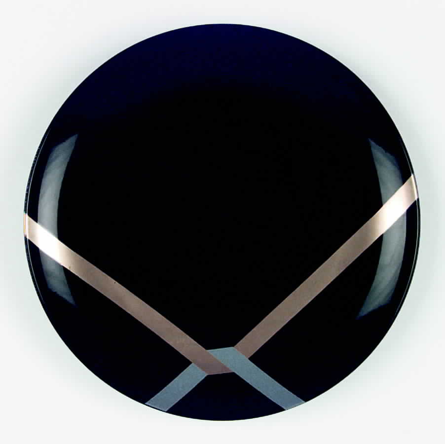 Ribbon of Gold Dinner Plate by Mikasa-1
