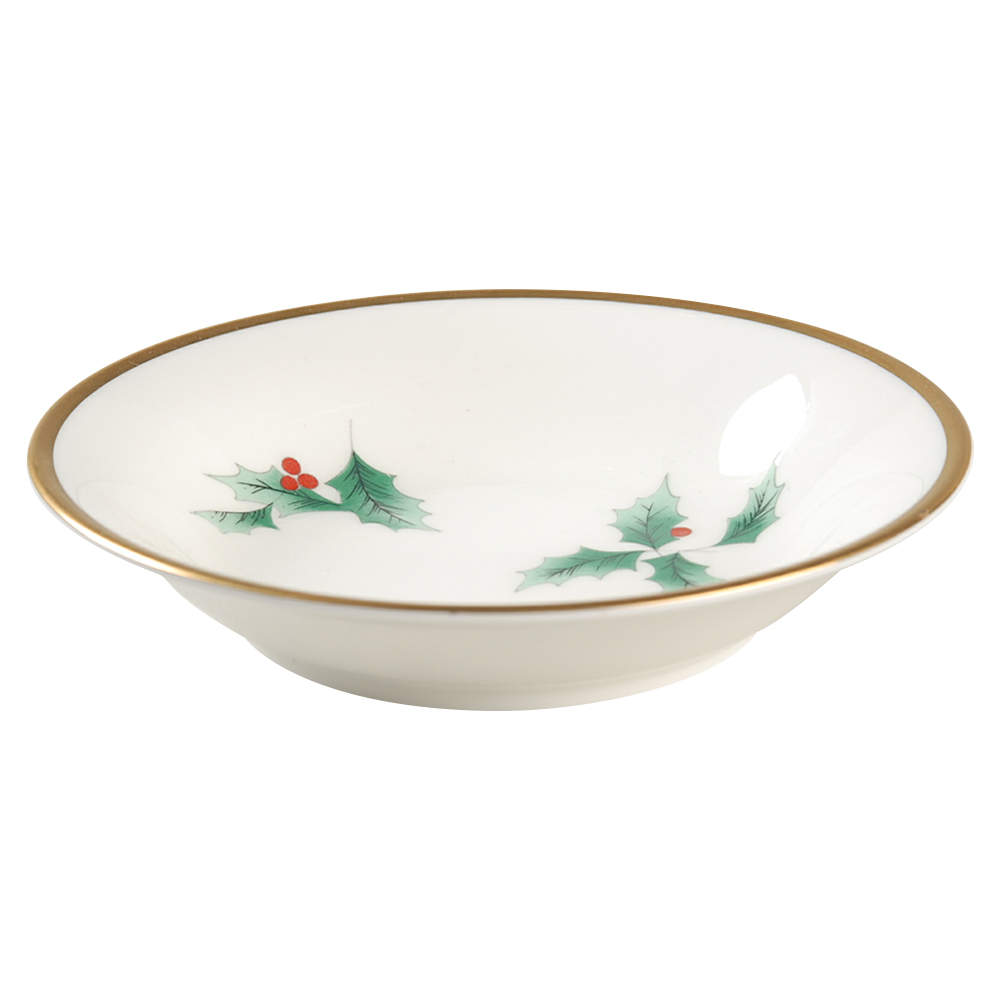 Ribbon Holly Fruit/Dessert (Sauce) Bowl by Mikasa-1