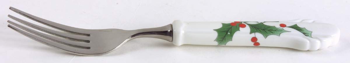 Ribbon Holly Dinner Fork (7 1/2" or Larger) by Mikasa-1