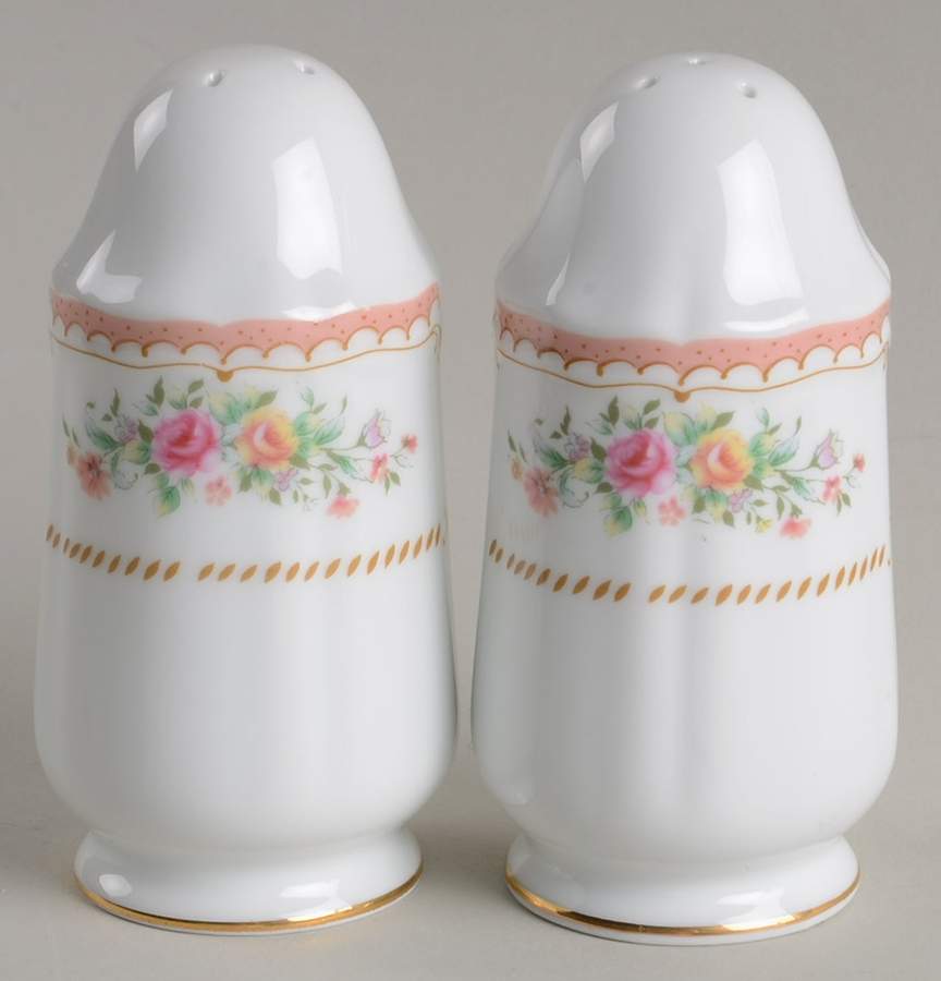 Ribbon Pink Salt & Pepper Set by Mikasa-1