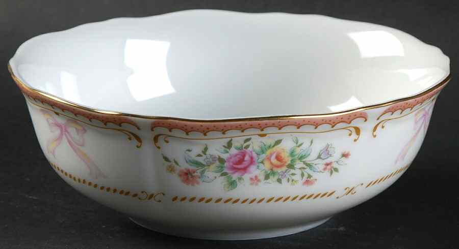 Ribbon Pink Fruit/Dessert (Sauce) Bowl by Mikasa-1