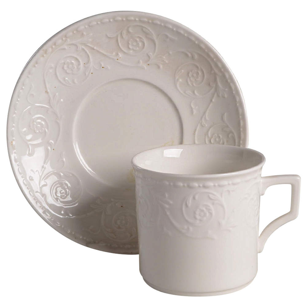Riviera Flat Cup & Saucer Set by Mikasa-1