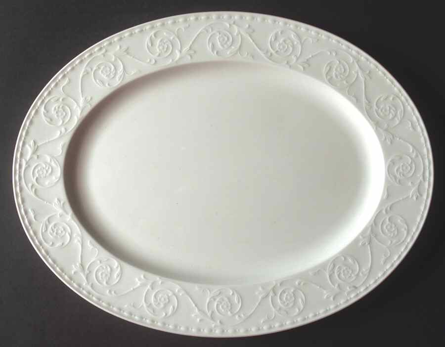 Riviera 14" Oval Serving Platter by Mikasa-1