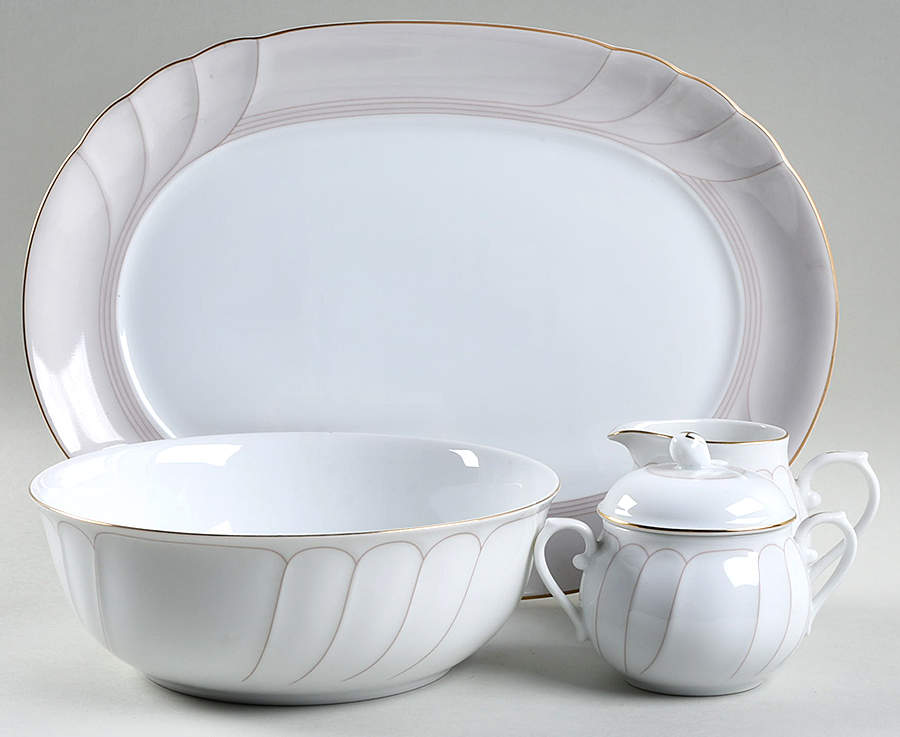 Rose Bisque 5 Piece Hostess Set by Mikasa-1