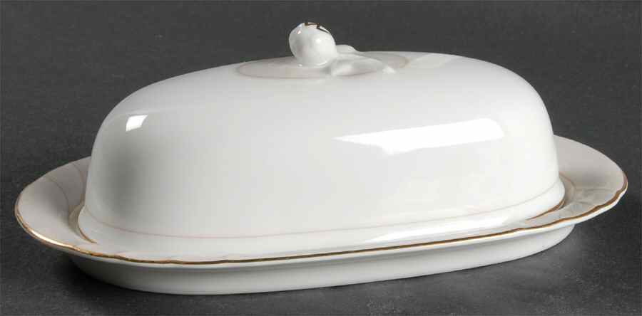 Rose Bisque 1/4 Lb Covered Butter by Mikasa-1