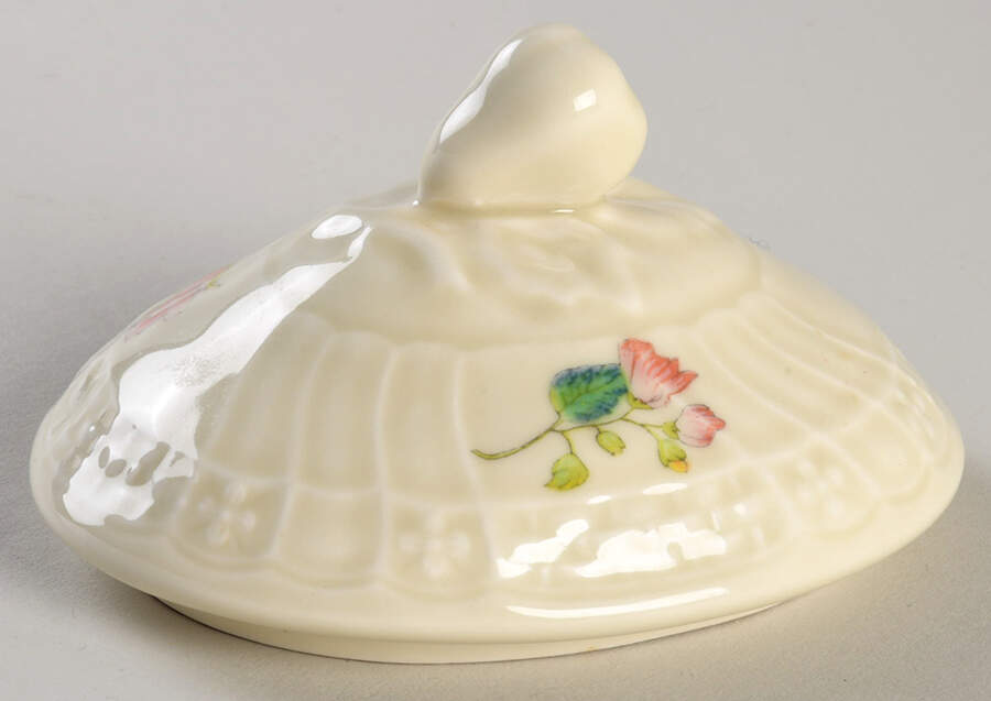 Rose Bouquet Lid for Sugar Bowl by Mikasa-1