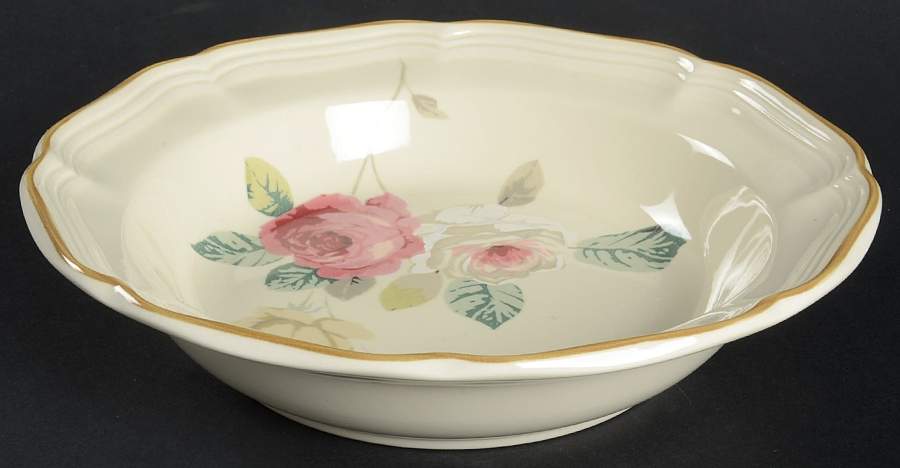 Rose Bowl Rim Soup Bowl by Mikasa-1