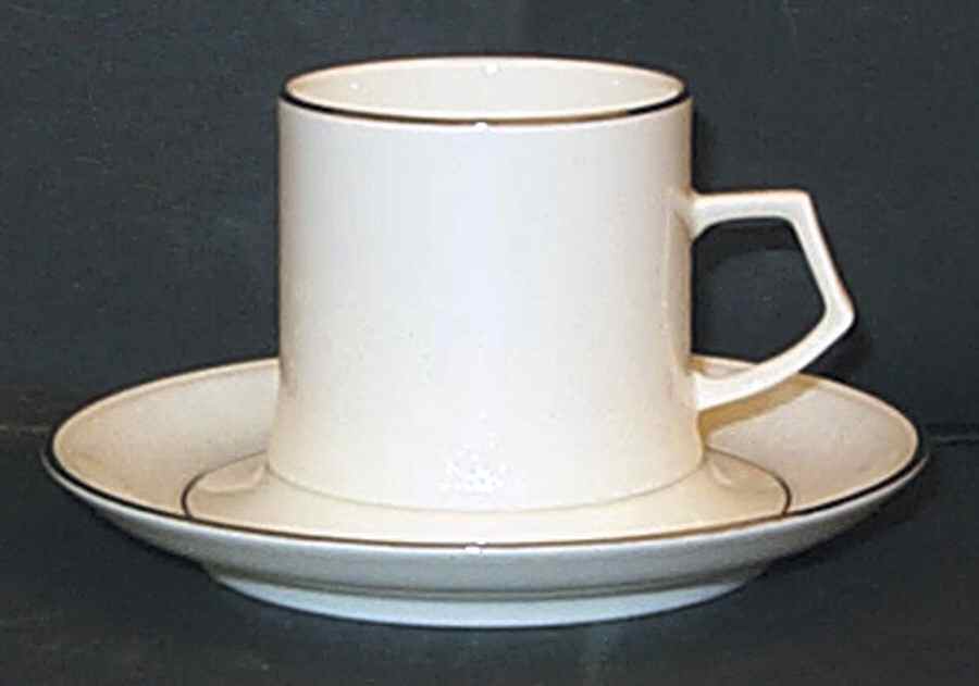 Rochelle Flat Demitasse Cup & Saucer Set by Mikasa-1
