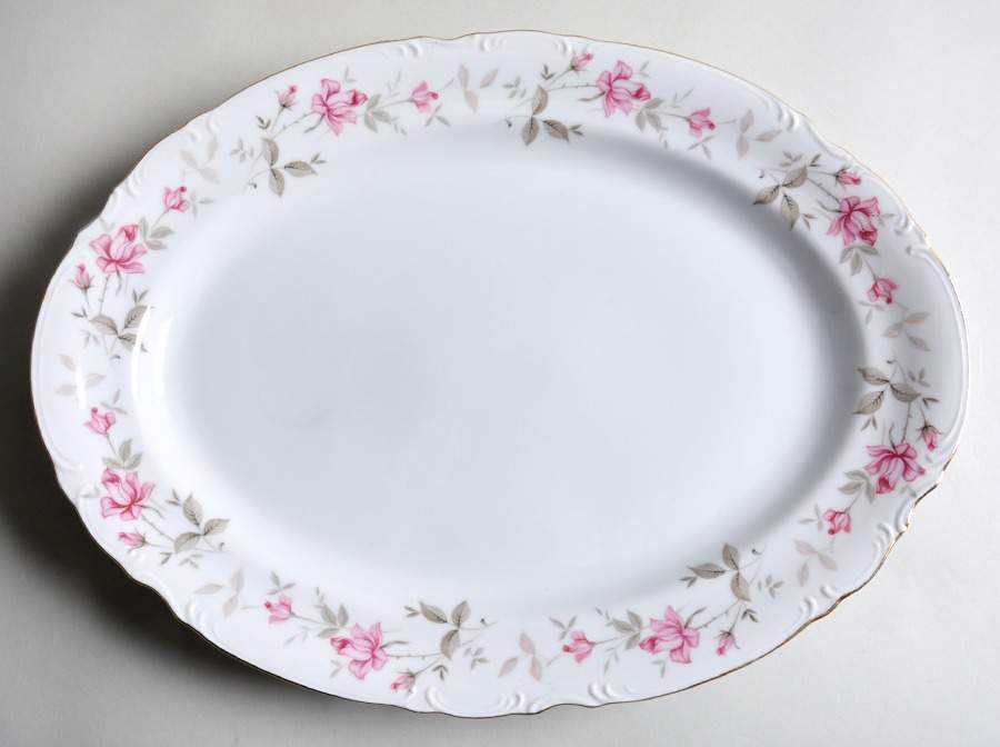 Rochelle 16" Oval Serving Platter by Mikasa-1