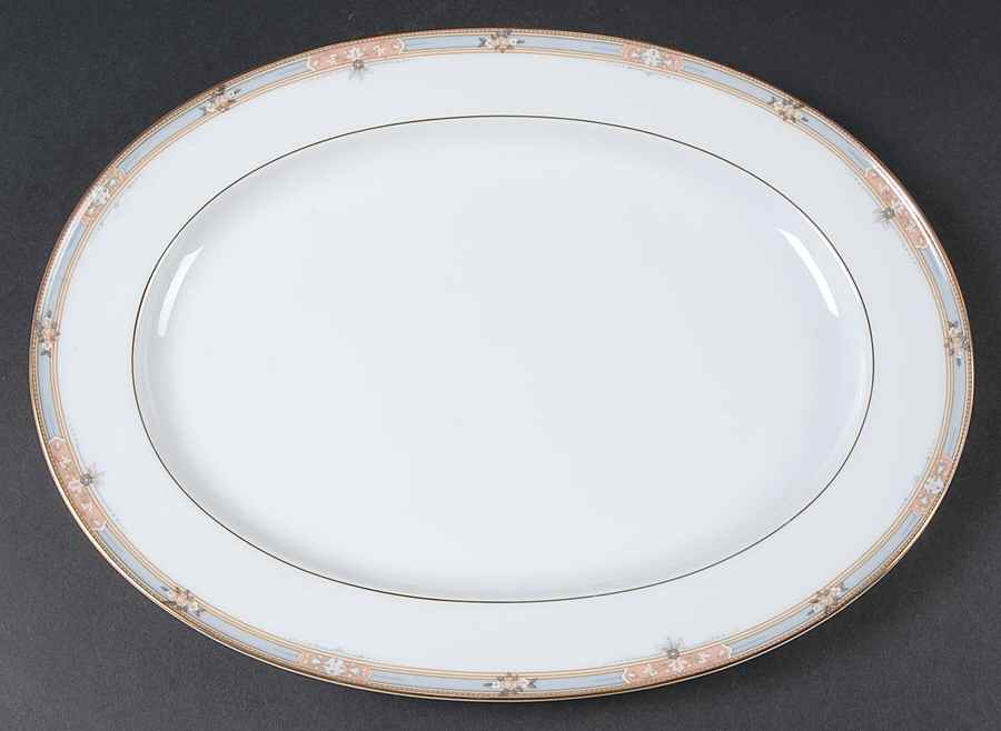Roman Classic 14" Oval Serving Platter by Mikasa-1