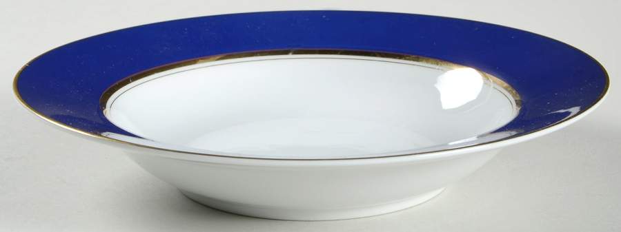 Royal Cobalt Rim Soup Bowl by Mikasa-1
