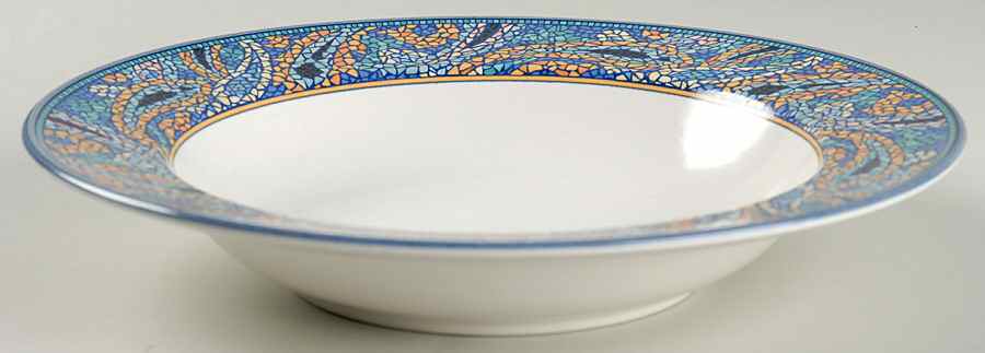 Roman Court Large Rim Soup Bowl by Mikasa-1