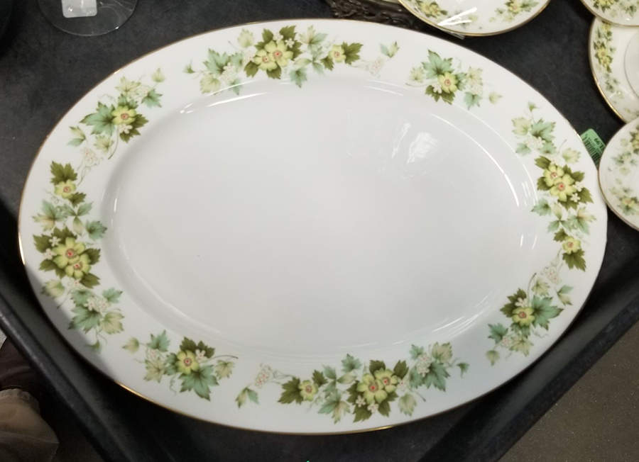 Rose Crest 16" Oval Serving Platter by Mikasa-1